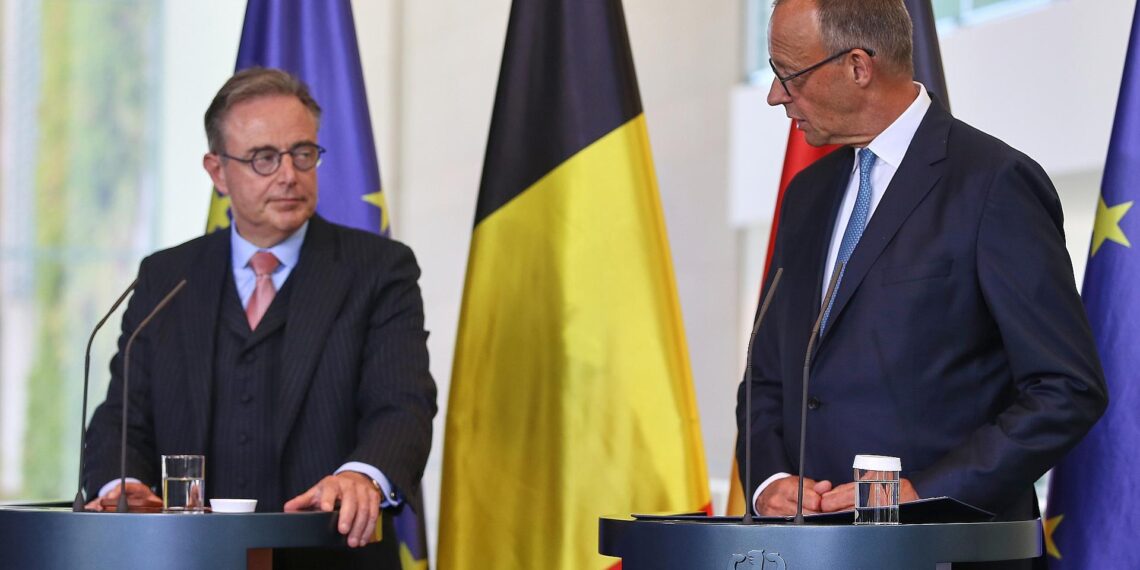 Bart De Wever und Friedrich Merz (Archiv)