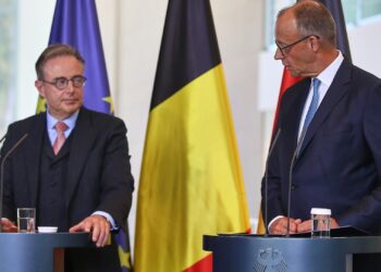 Bart De Wever und Friedrich Merz (Archiv)