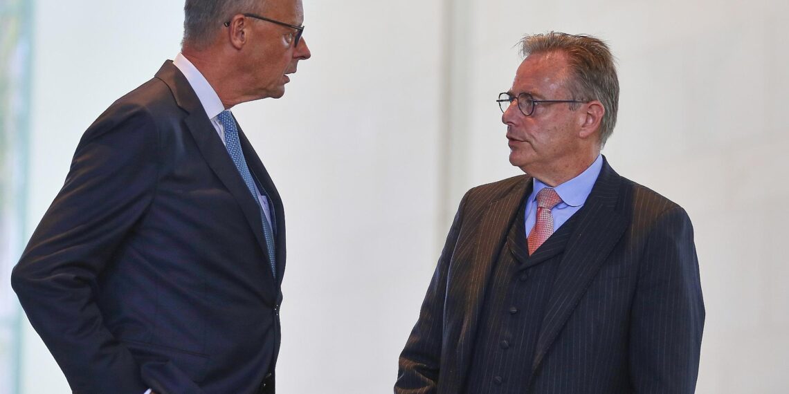 Russisches Vermögen: Merz sagt Belgien "einvernehmliche Lösung" zu 1 Friedrich Merz und Bart De Wever (Archiv)