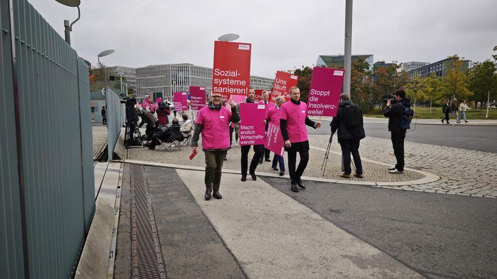 Demo des Unternehmerverbandes `Die Familienunternehmer` (Archiv)