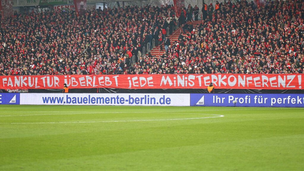 Protest der Fans von Union Berlin am 29.11.2025