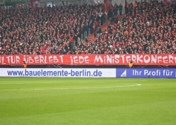 Protest der Fans von Union Berlin am 29.11.2025