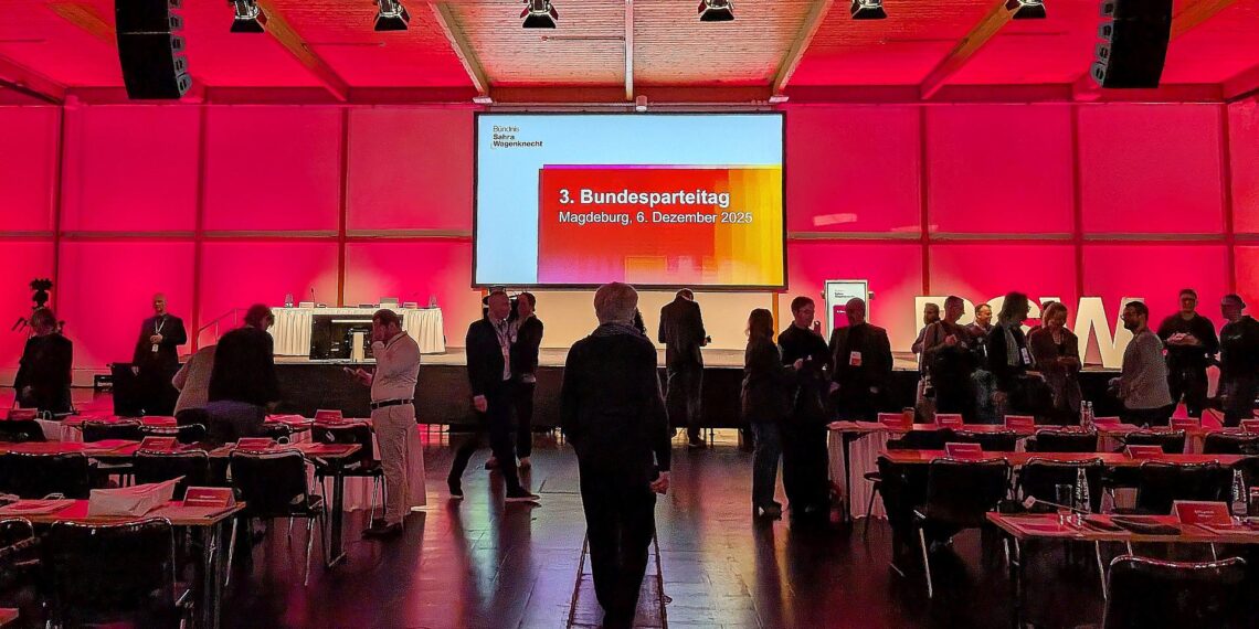 BSW startet zweitägigen Parteitag in Magdeburg 1 3. BSW-Bundesparteitag am 06.12.2025