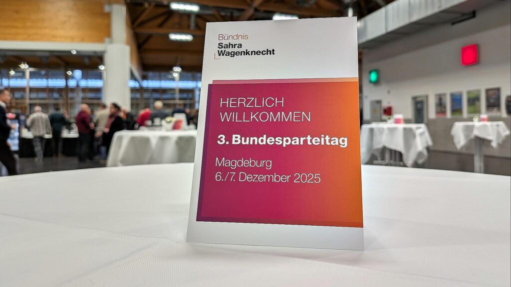 3. BSW-Bundesparteitag im Dezember 2025