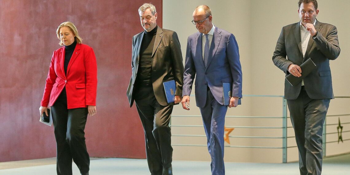 Pressekonferenz nach Koalitionsausschuss am 11.12.2025