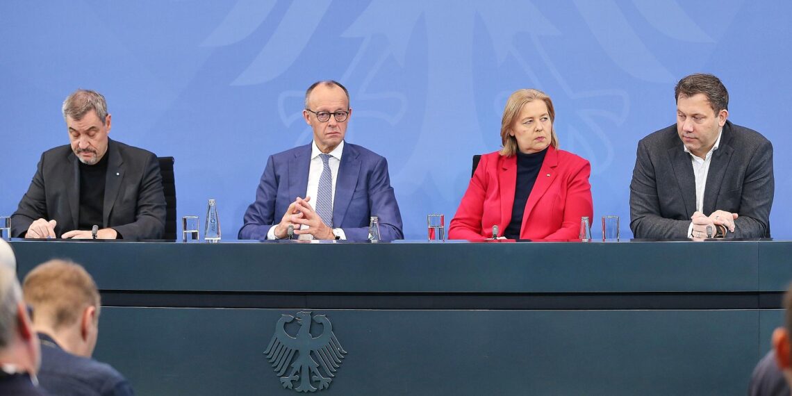 Umfrage: Viele Deutsche rechnen mit vorzeitigem Koalitions-Aus 1 Pressekonferenz nach Koalitionsausschuss (Archiv)