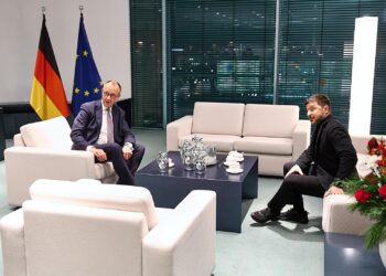 Politologin wertet Berliner Ukraine-Gipfel als Fortschritt 2 Friedrich Merz und Wolodymyr Selenskyj am 15.12.2025