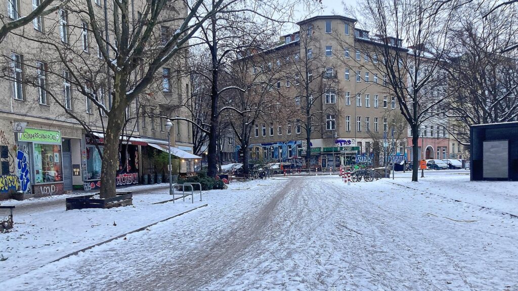 Schnee in Berlin am 09.01.2026
