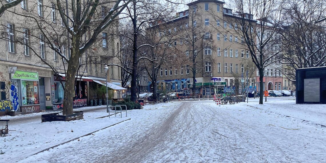 Schnee in Berlin am 09.01.2026