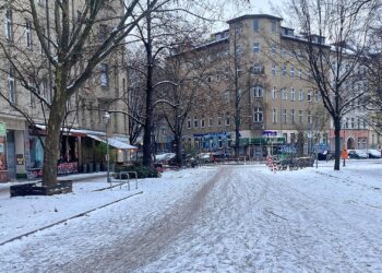 Schnee in Berlin am 09.01.2026