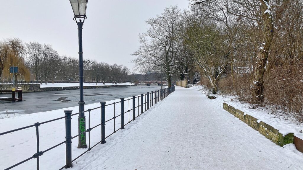 Schnee in Berlin am 09.01.2026