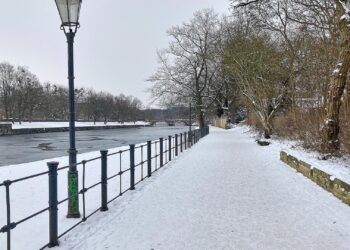 Schnee in Berlin am 09.01.2026