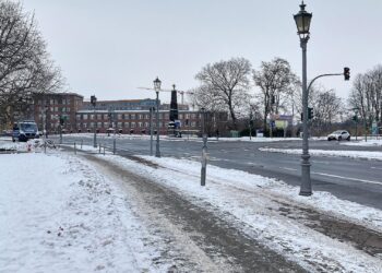 Schnee in Berlin am 09.01.2026