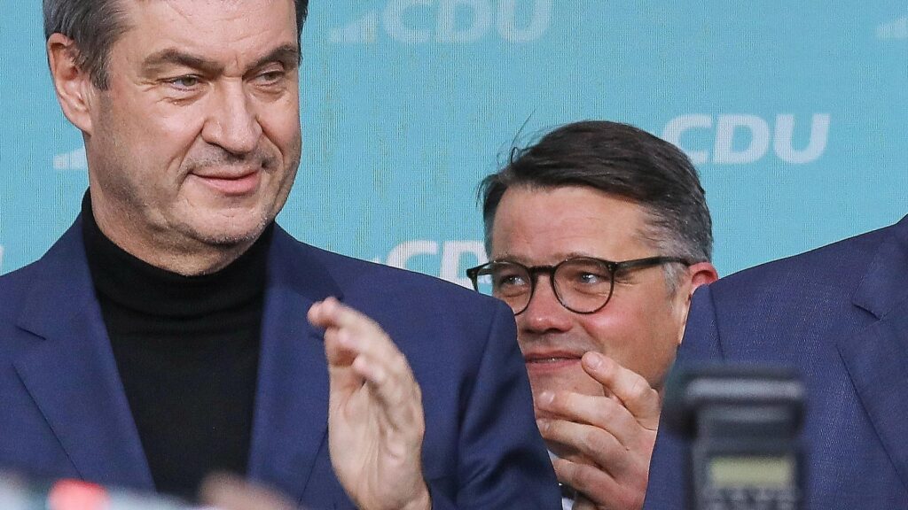 Markus Söder und Boris Rhein (Archiv)