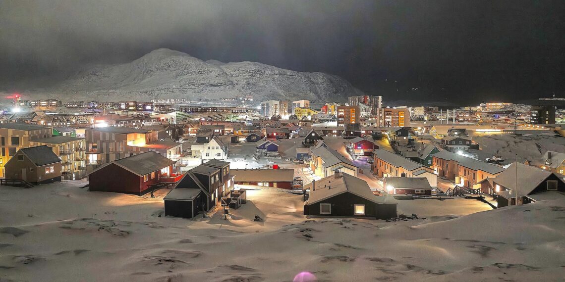 Nuuk auf Grönland am 18.01.2026