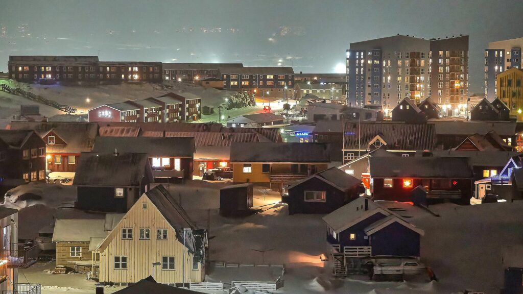 Nuuk auf Grönland am 18.01.2026