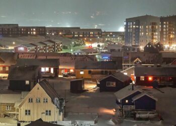Nuuk auf Grönland am 18.01.2026