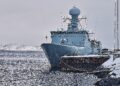 Dänisches Kriegsschiff in Grönland am 19.01.2026