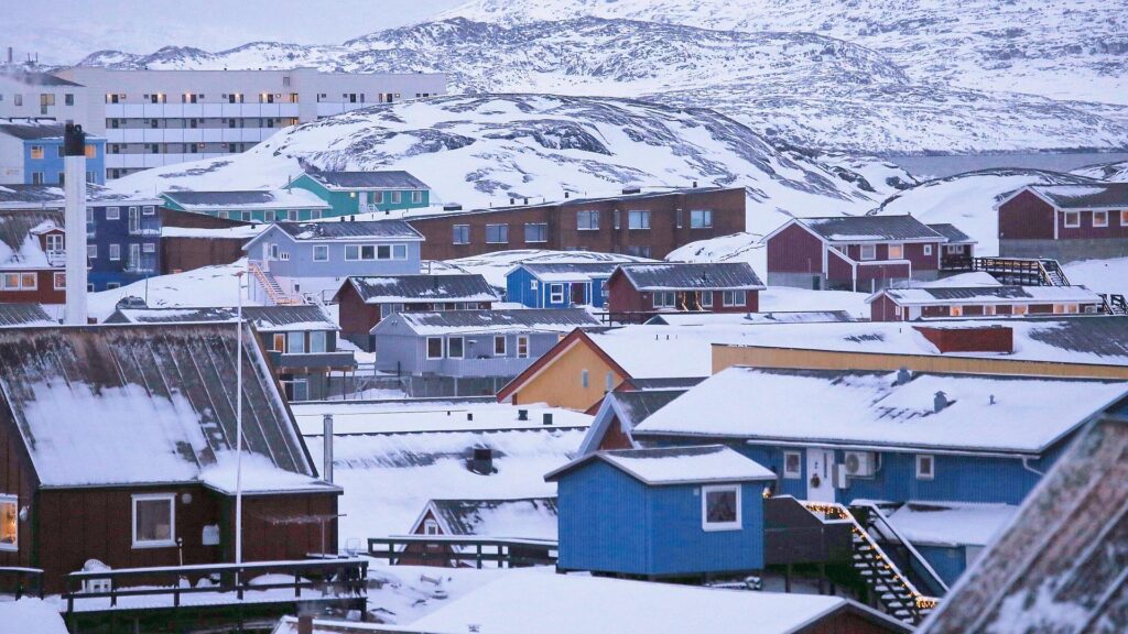 Nuuk auf Grönland am 19.01.2026