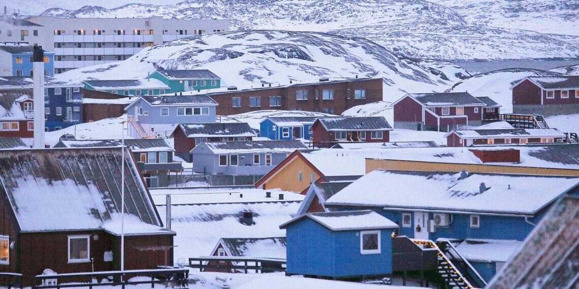 Nuuk auf Grönland am 19.01.2026
