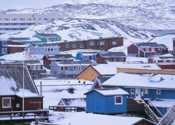 Nuuk auf Grönland am 19.01.2026