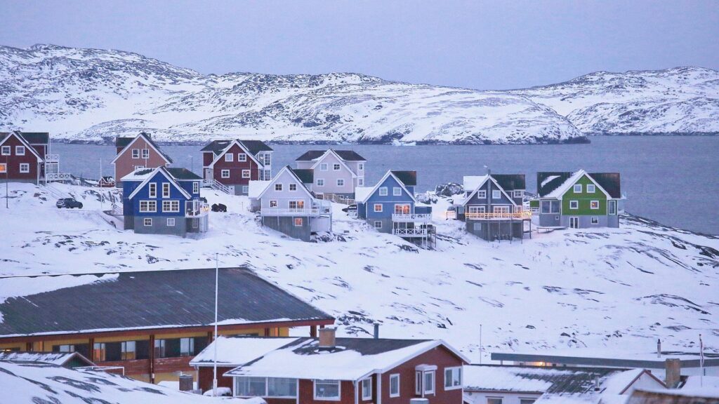 Nuuk auf Grönland am 19.01.2026