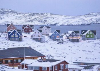 Nuuk auf Grönland am 19.01.2026