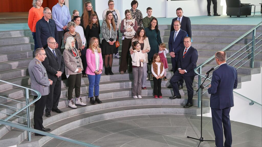 Empfang der Familienangehörigen am 20.01.2026