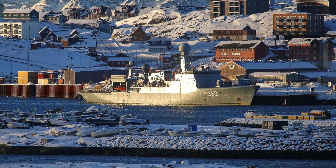 Dänisches Kriegsschiff in Grönland am 20.01.2026