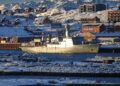 Dänisches Kriegsschiff in Grönland am 20.01.2026