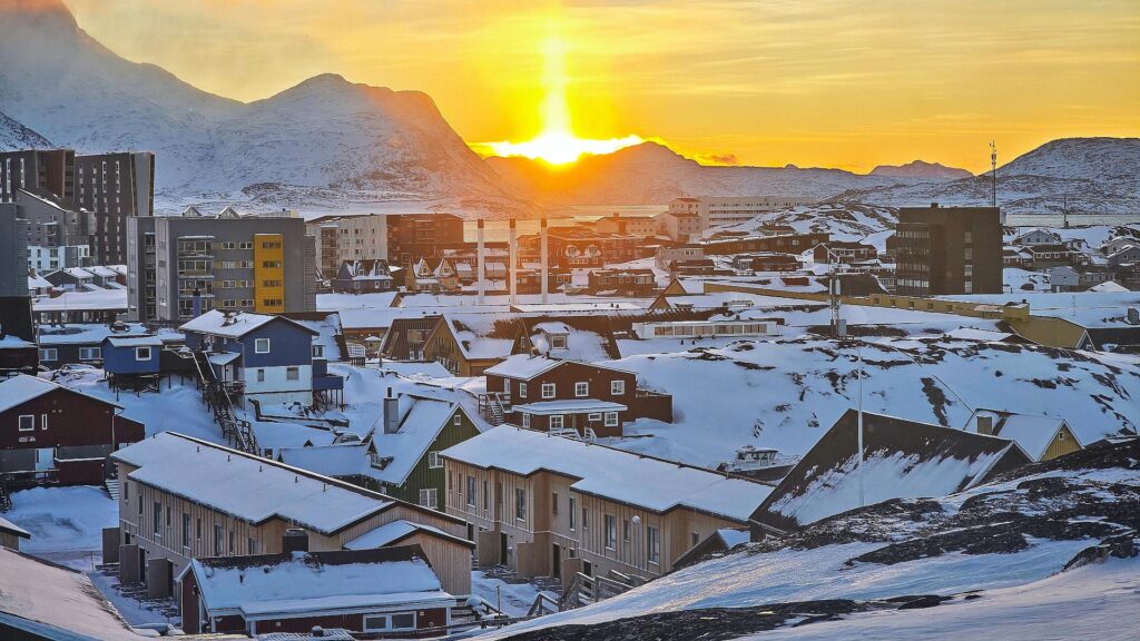 Nuuk auf Grönland am 20.01.2026