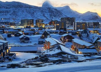 Nuuk auf Grönland am 20.01.2026