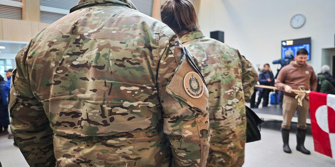 Dänische Soldaten auf Grönland am 20.01.2026
