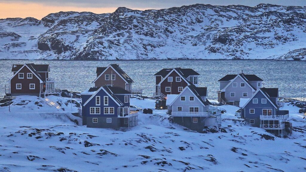Nuuk auf Grönland am 20.01.2026