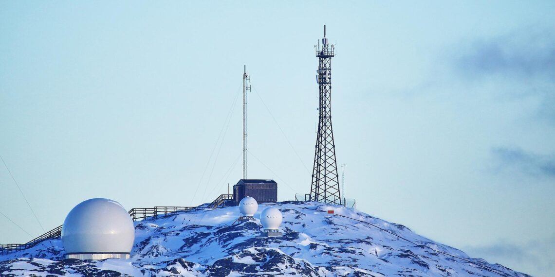 Sendestation auf Grönland am 20.01.2026