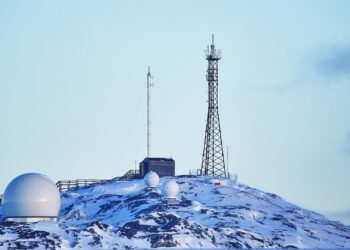 Sendestation auf Grönland am 20.01.2026
