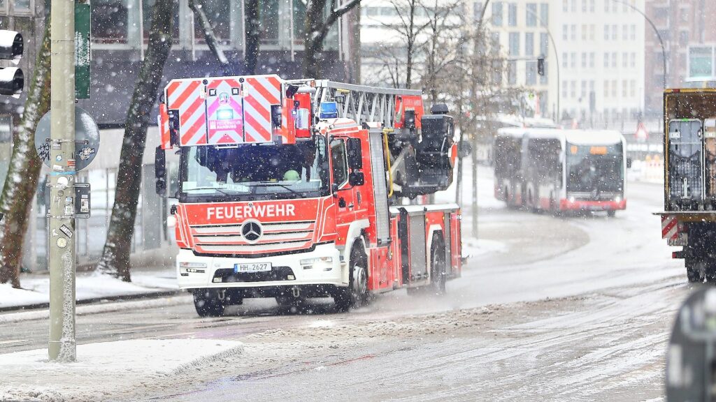 Feuerwehr in Hamburg am 26.01.2026