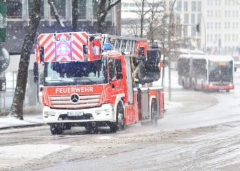 Feuerwehr in Hamburg am 26.01.2026