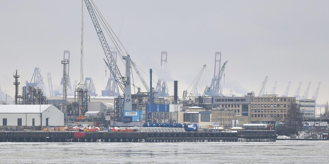 Hamburger Hafen am 26.01.2026