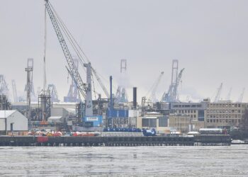 Hamburger Hafen am 26.01.2026