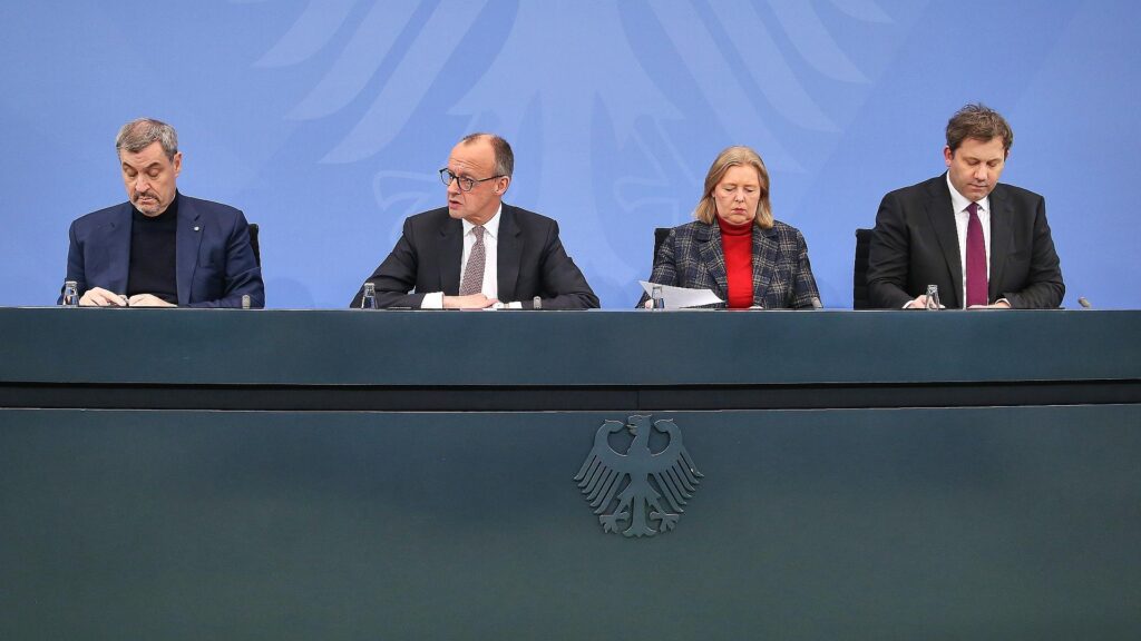 Pressekonferenz nach Koalitionsausschuss am 28.01.2026