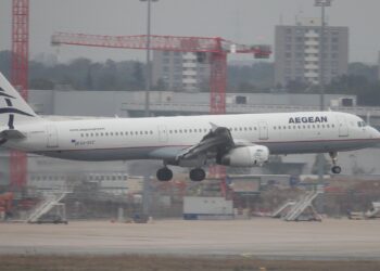 Flugzeug der Aegean Airlines (Archiv)