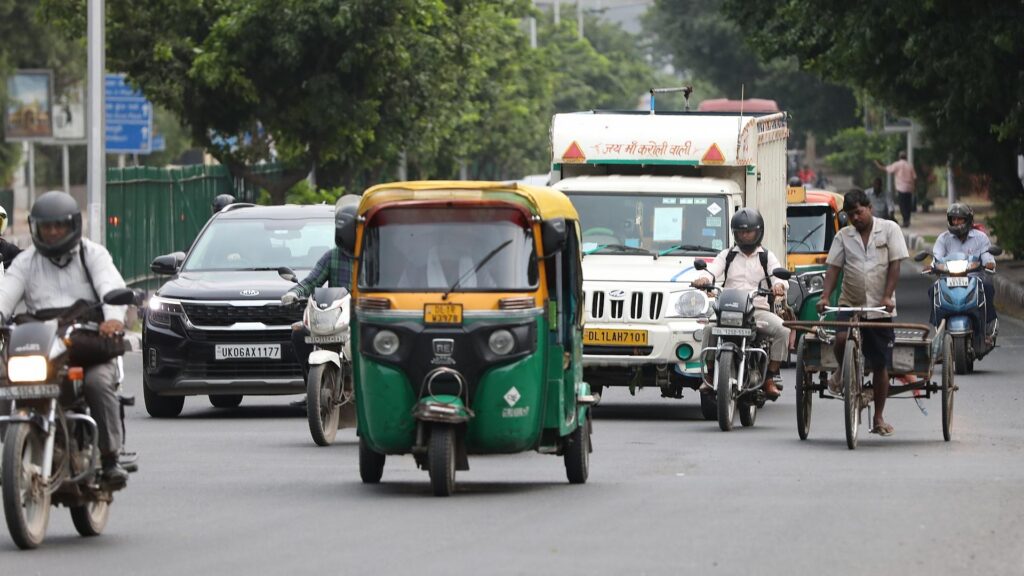 Straßenszene in Neu-Delhi (Archiv)