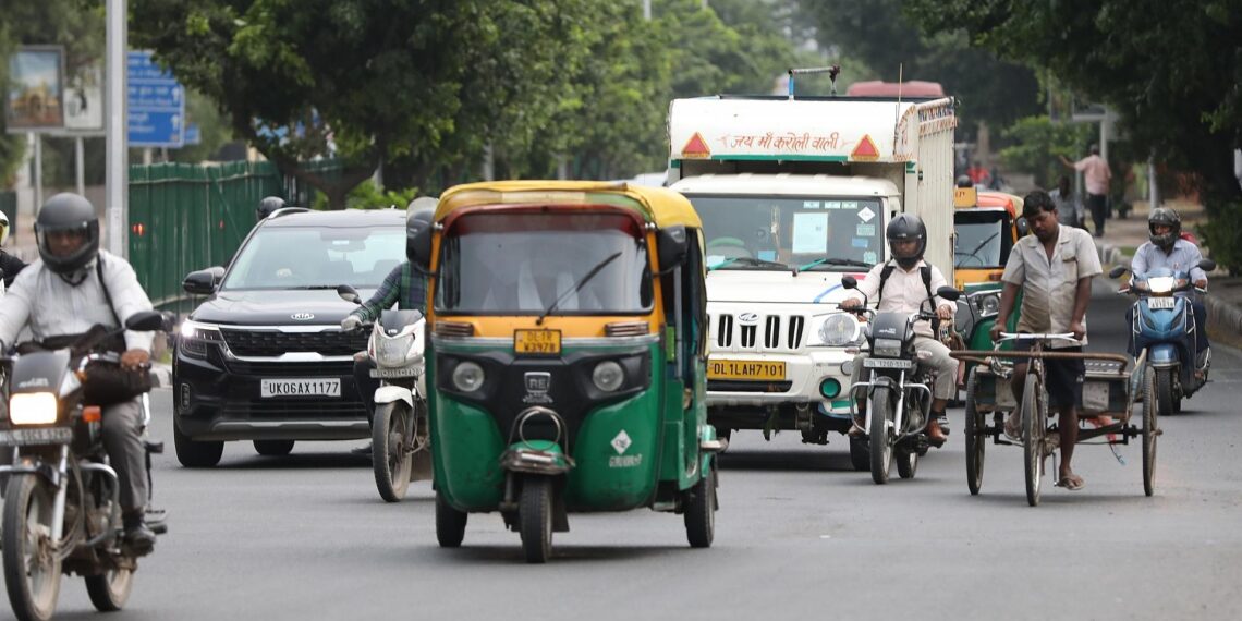 Straßenszene in Neu-Delhi (Archiv)