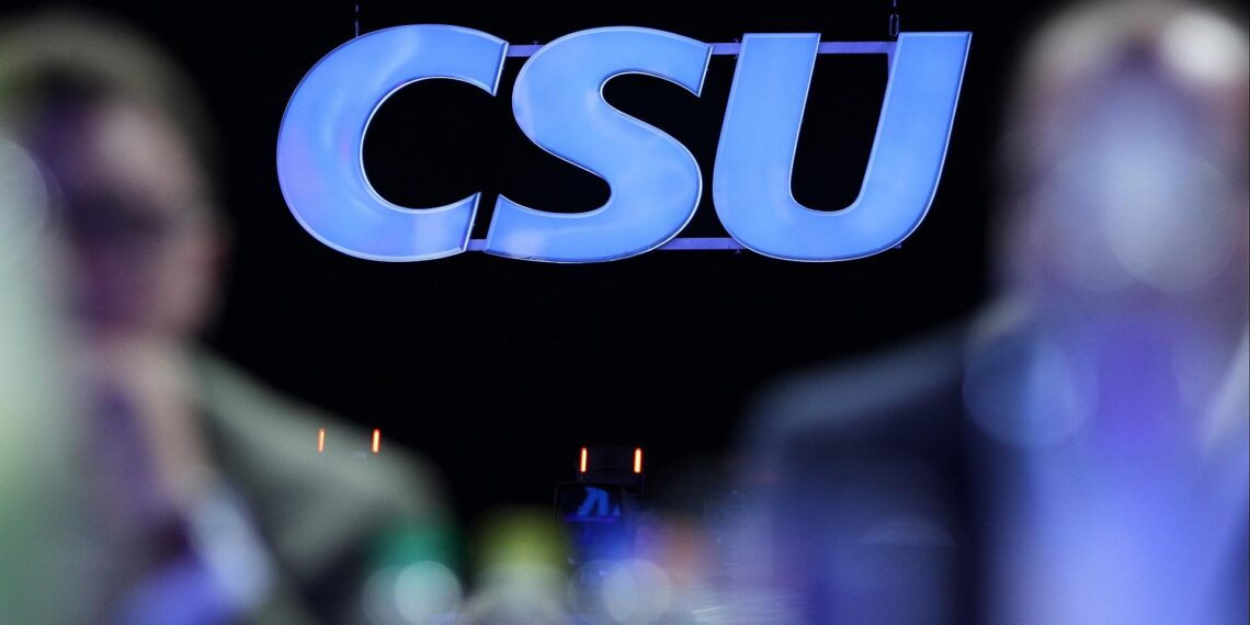 CSU drängt erneut auf Neuordnung des Länderfinanzausgleichs 1 CSU-Logo (Archiv)