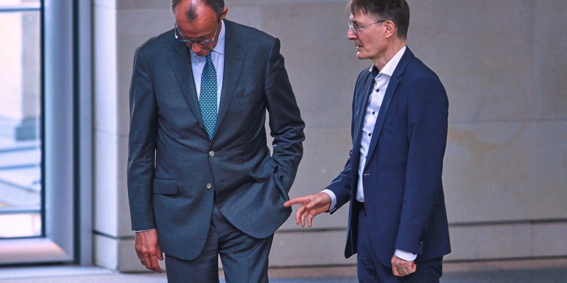 Friedrich Merz und Karl Lauterbach (Archiv)