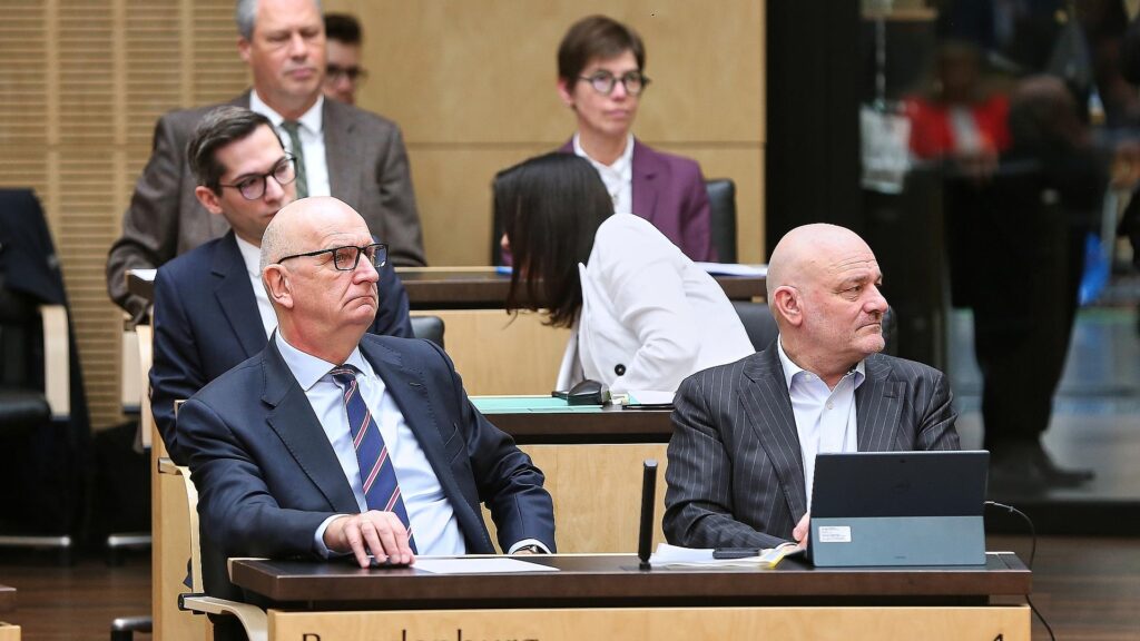 Dietmar Woidke und Robert Crumbach (Archiv)