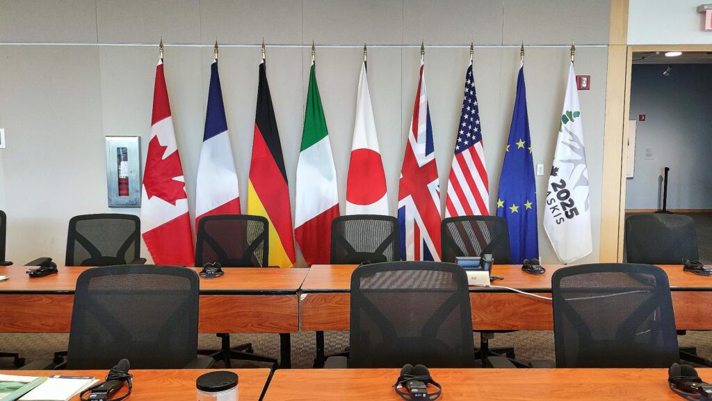 Flaggen der G7-Länder (Archiv)