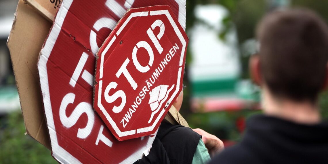 Protest gegen Zwangsräumungen (Archiv)