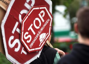 Protest gegen Zwangsräumungen (Archiv)